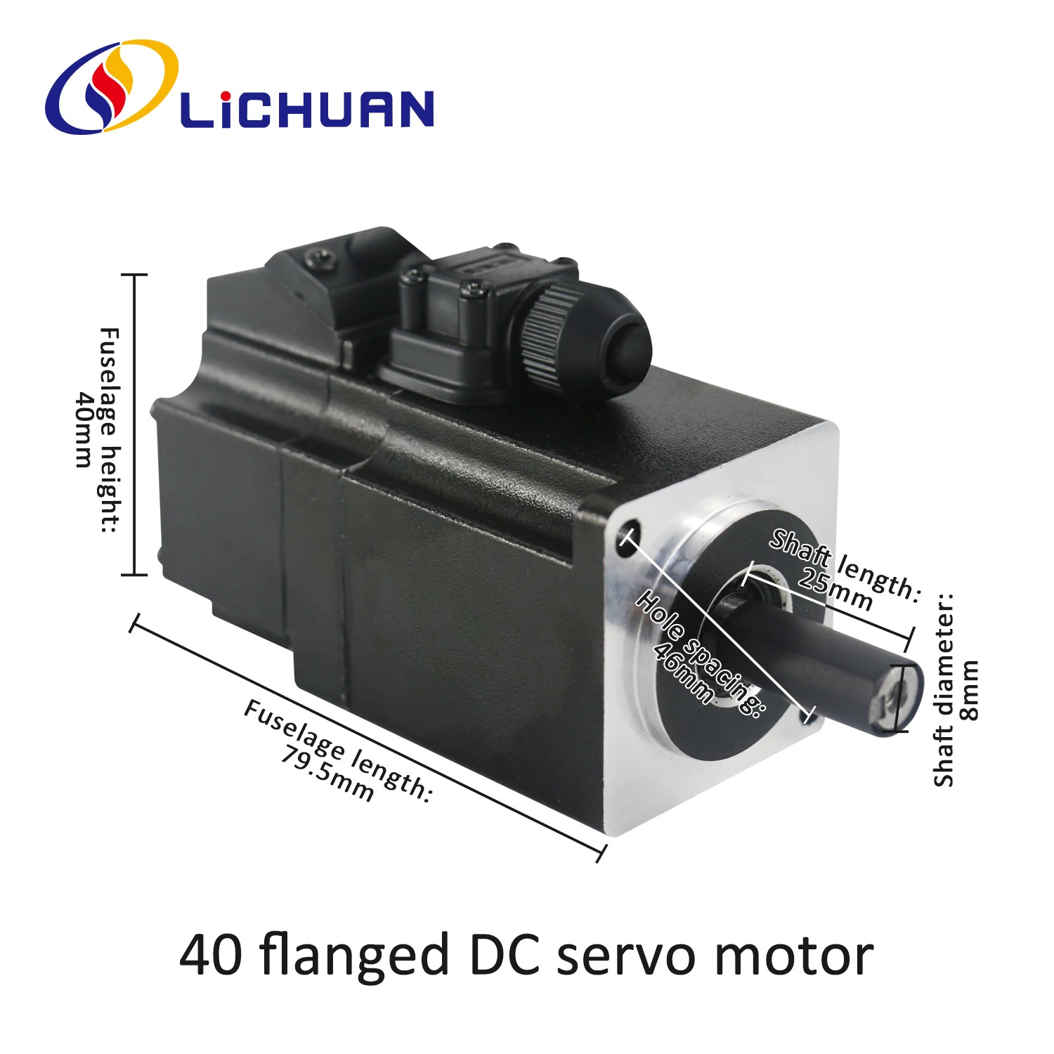 리촨 DS-P 저전압 24V 6A 100W 서보모터 컨트롤러 3000RPM IP65 0.32N.m DC 드라이버 키트 자동 로봇용