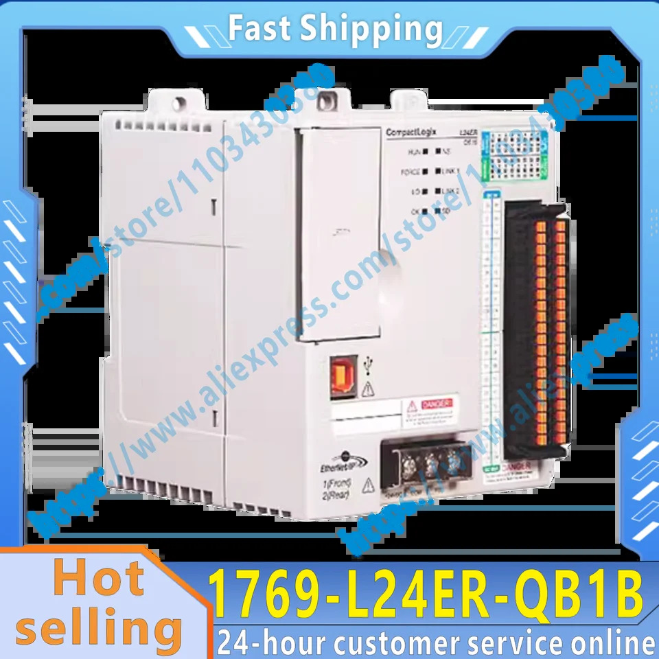 전원 모듈 컨트롤러 PLC 1769-L24ER-QB1B 1769-L24ER-QBFC1B 오리지널 신