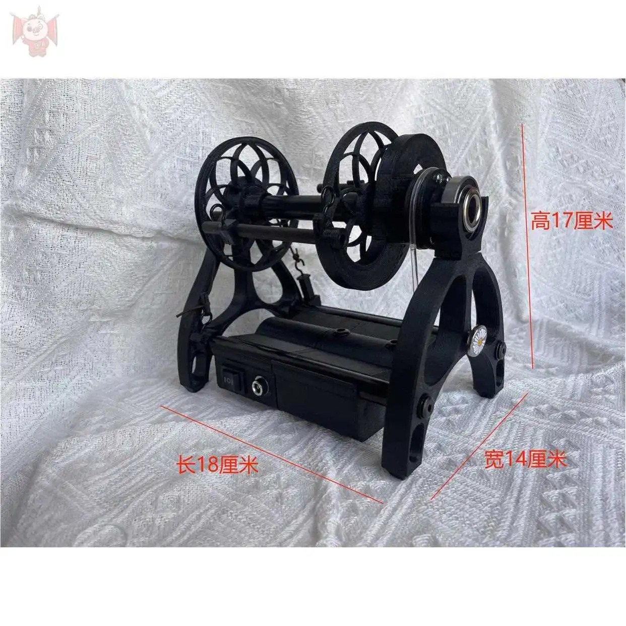 12V 미니 전기 회전 휠 - 조절 가능속도 단일 스트랜드 Ya를 갖춘 휴대설치가 필요 없는 휴대스피너