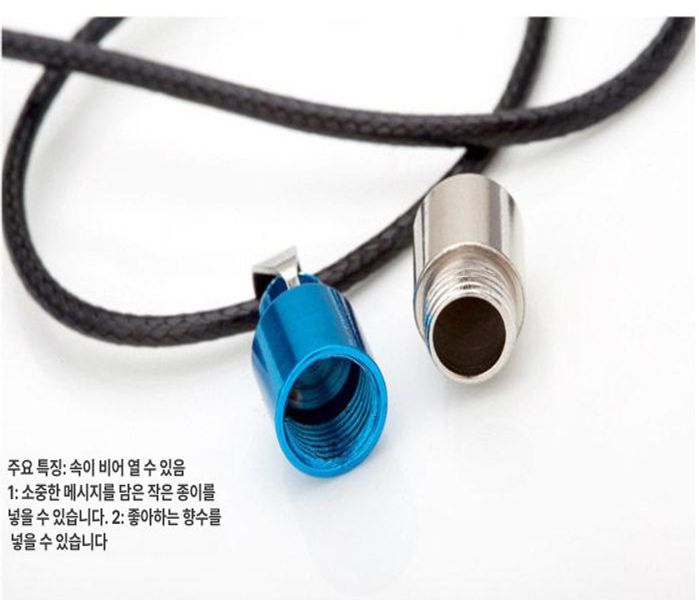 응급약 홀더 미니 휴대용 체인 약케이스 끈 비상약 캡슐 - 상세 이미지 5
