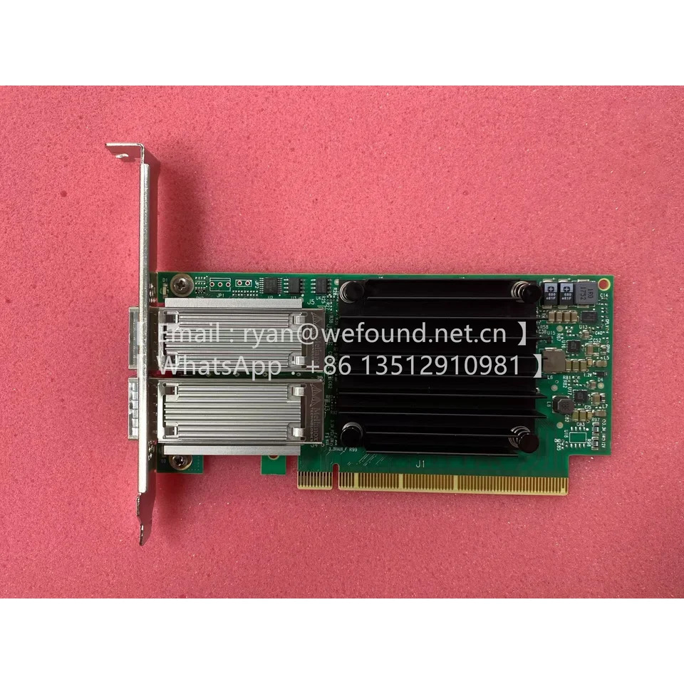 멜라녹스 MCX456A-ECAT ConnectX-4 VPI EDR 인피니밴드어댑터 100 Gb/s GbE 듀얼 포트 QSFP28 PCIe3.0 x16 LP 어댑터 CX456A