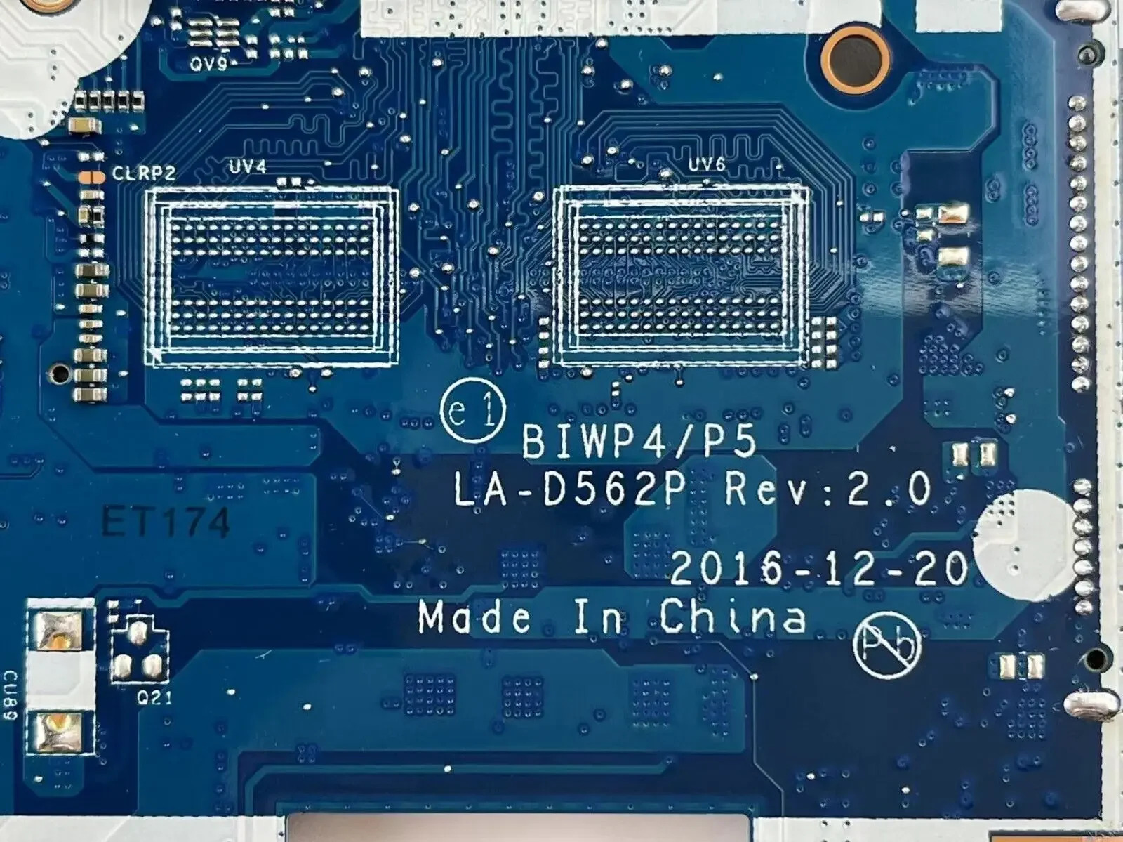 LEVEO 110-15ISK 노트북 메보드 BIWP4/P5 LA-D562P I5용