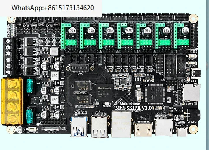 MKS SKIPR 3D 프린터 Klipper 통합 마더보드 Voron 기계는 EMMC를 지원