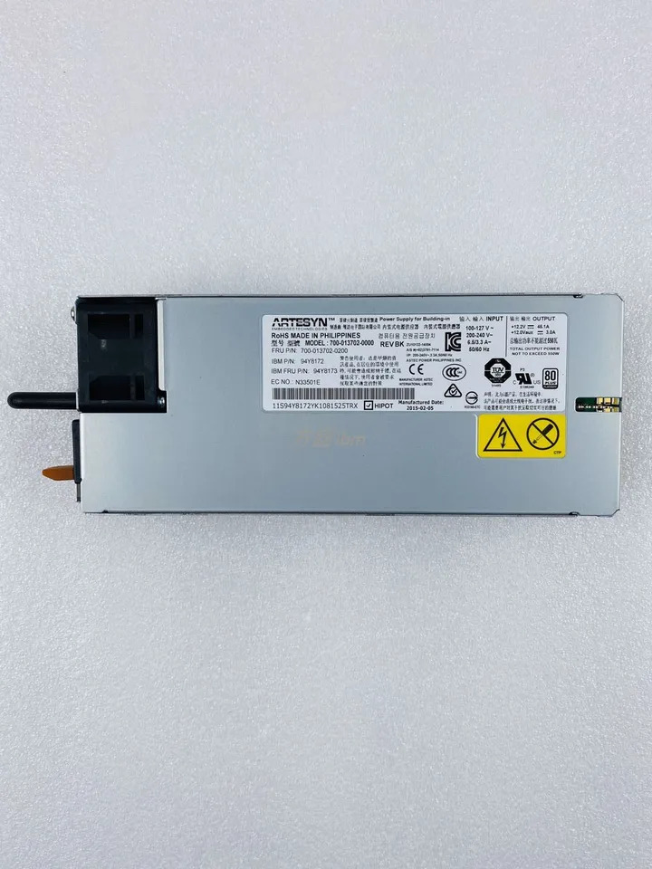 IBM X3650M5 X3550M5 550W 전원공급장치 키트 94Y8173 94Y8172 94Y8139