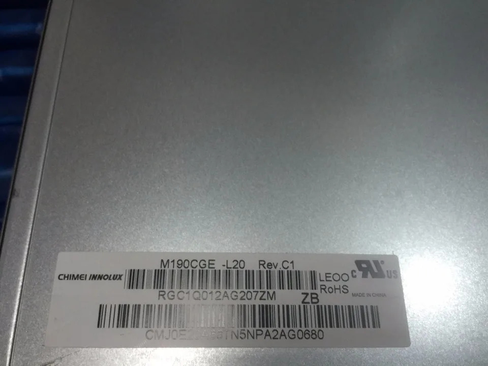 M190CGE-L20 LCD 디스플레이 화면