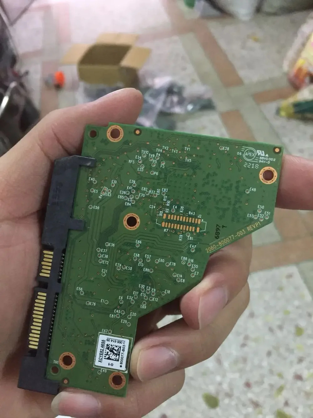 Western Digital 3.5인치 하드 회로 기판 2060- 800077 -003 REV P1