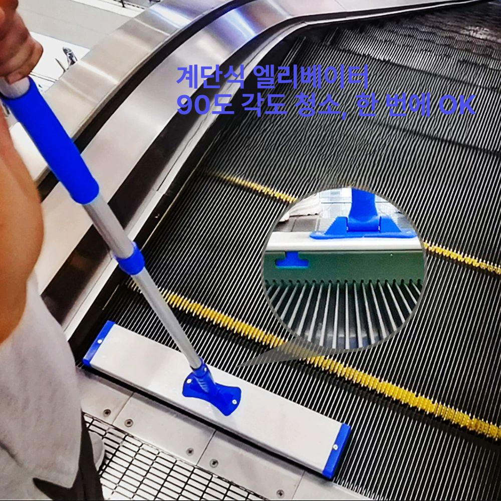 에스컬레이터 청소도구 먼지 레일 브러시 청소솔 엘리베이터 세척 빈틈 산업용 틈새솔 - 상세 이미지 3