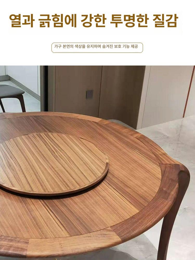 투명 식탁매트 방수 오염방지 사각 비닐 원형 테이블보호필름 식탁보호필름 - 상세 이미지 3