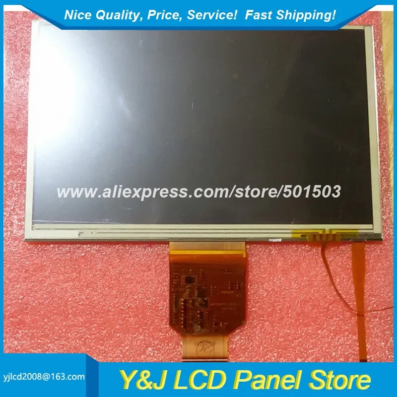 저항 터치 패널 WLED TFT-LCD 디스플레이 LMS700KF07 4 선 7 인치 800x480 40 핀