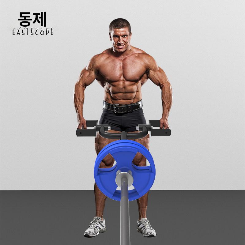 T자형 머신 고정 실내 핸들 겸용 홈트 바벨 홀더 손잡이 운동기구 헬스 리프트 - 상세 이미지 2