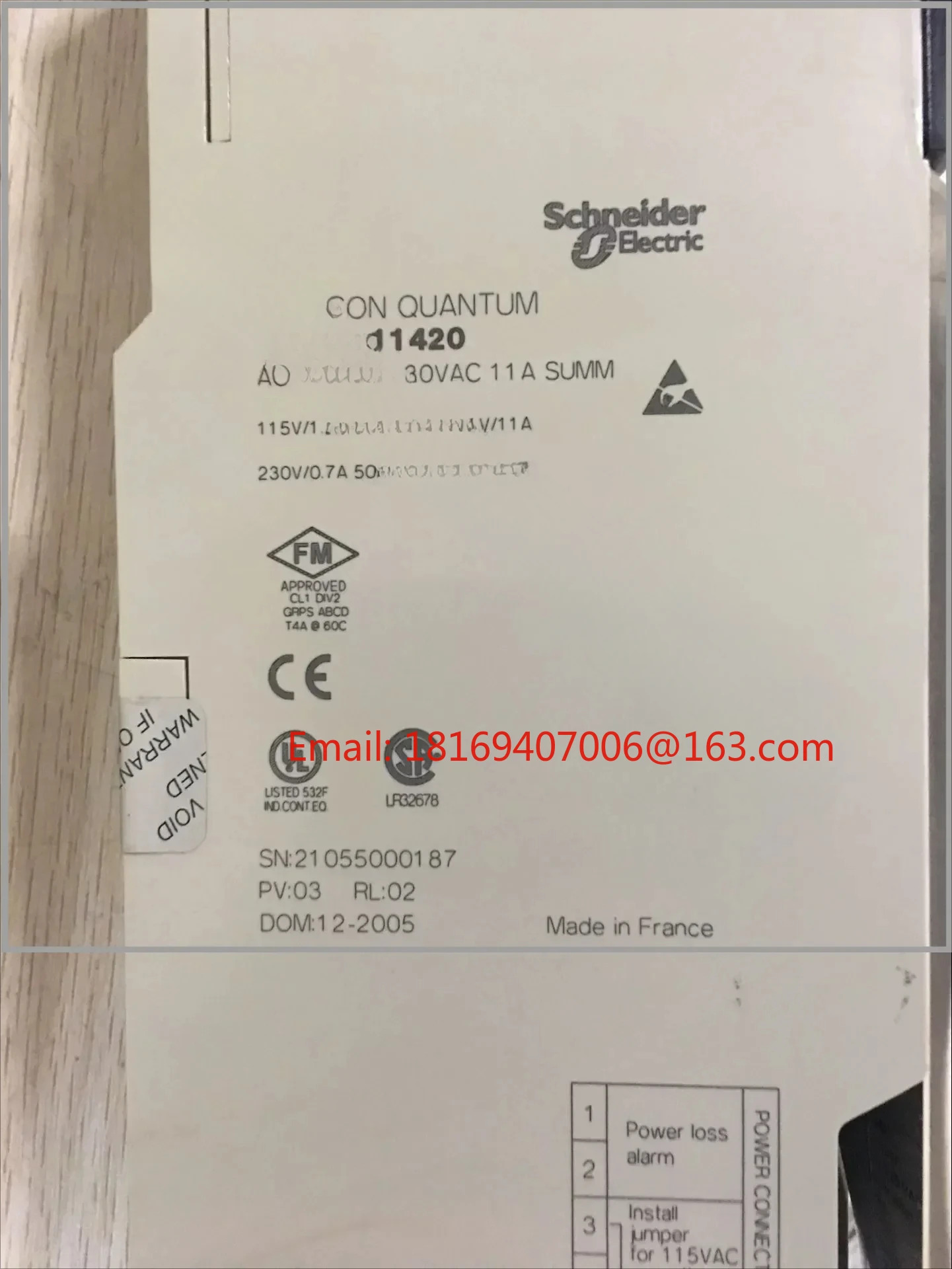 140CPS11420 리퍼 아름다운 외관과 포장을 갖춘 Schneider SCHNEIDER 전원 모듈