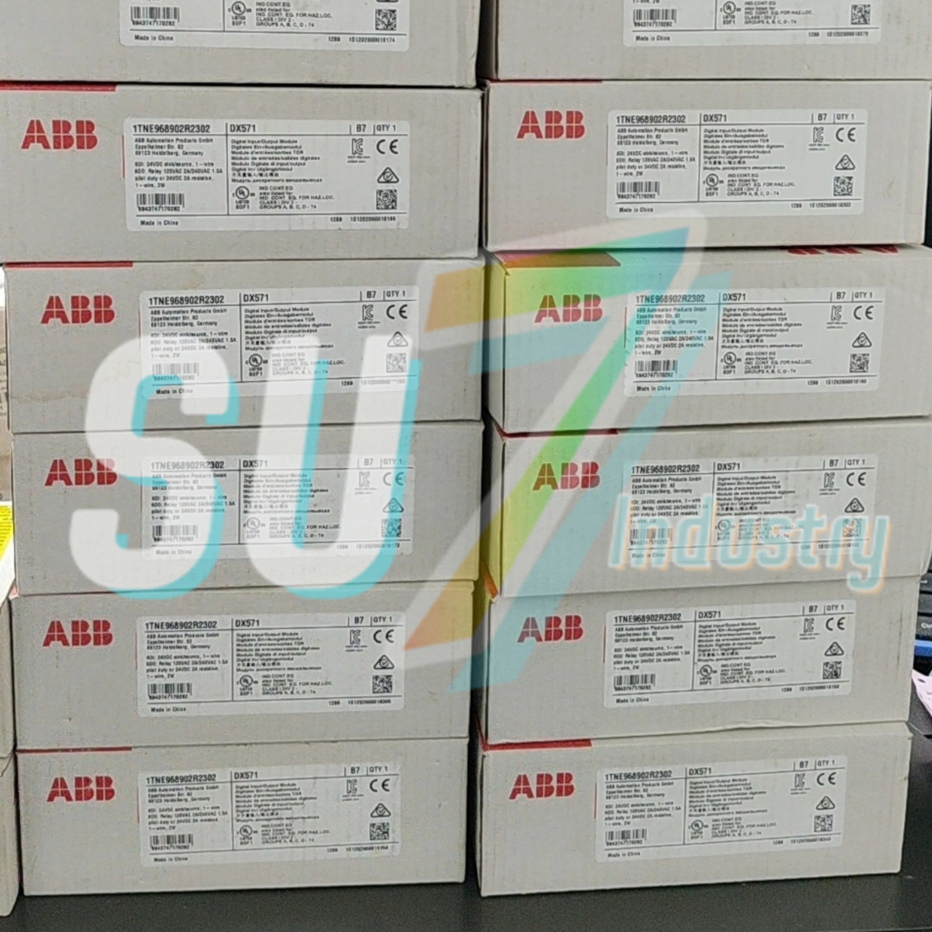 오리지널 PLC 모듈 DX571 1TNE968902R2302 RLM01 3BDZ000398R1 SB822 3BSE018172R1 TB820V2 3BSE013208R1 TB840