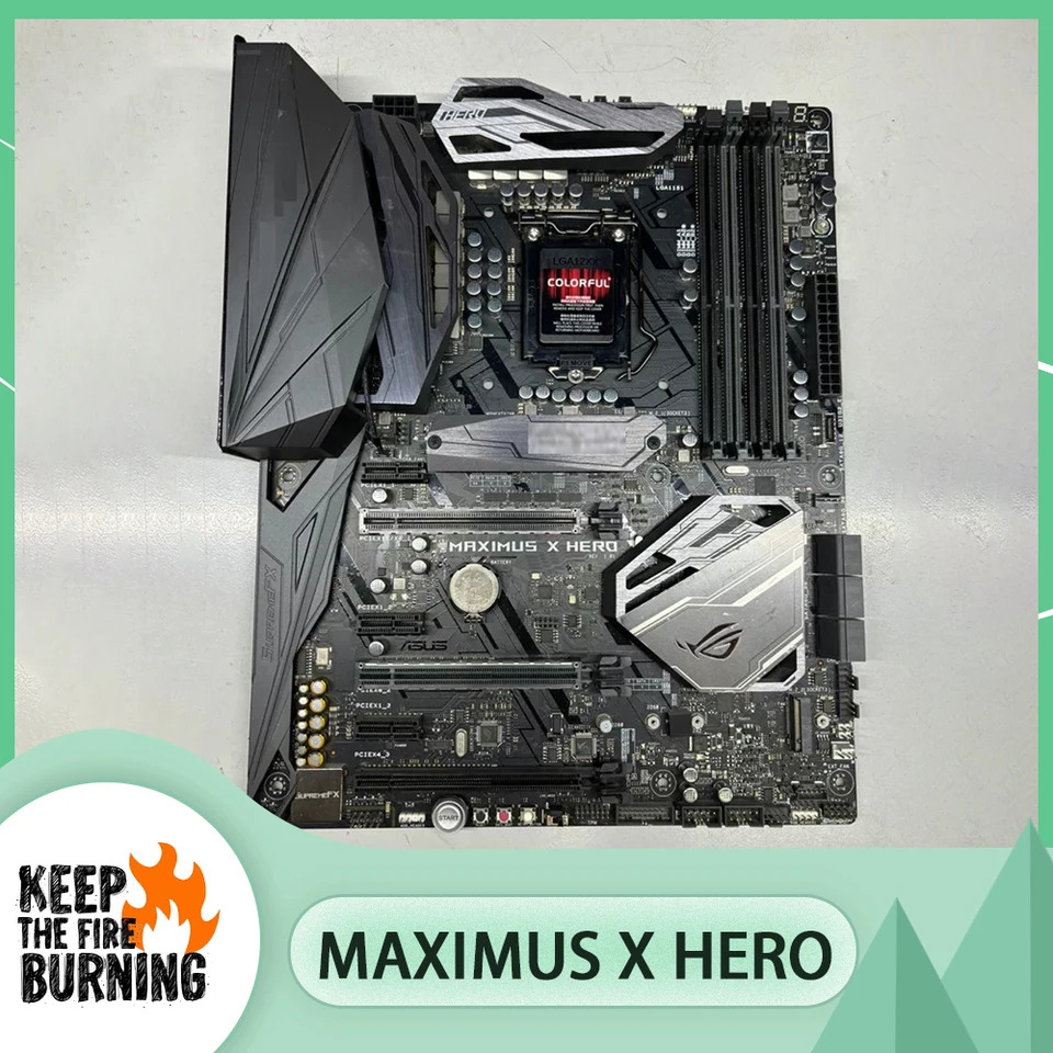 A-S-U-S Z370 마더보드 LGA1151 DDR4 MAXIMUS X HERO