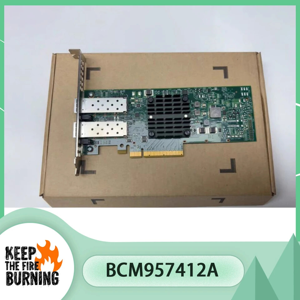 Broadcom BCM57412 듀얼 포트기가비트 네트워크 카드 GM호환W01 YR0VV BCM957412A