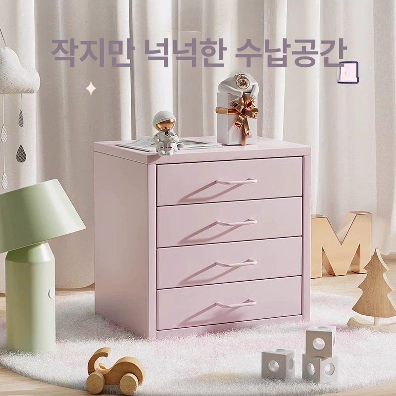 현대 수납함 캐비닛 랙 간단한 내부선반포함 사이드 주방 금속 목재 - 상세 이미지 3