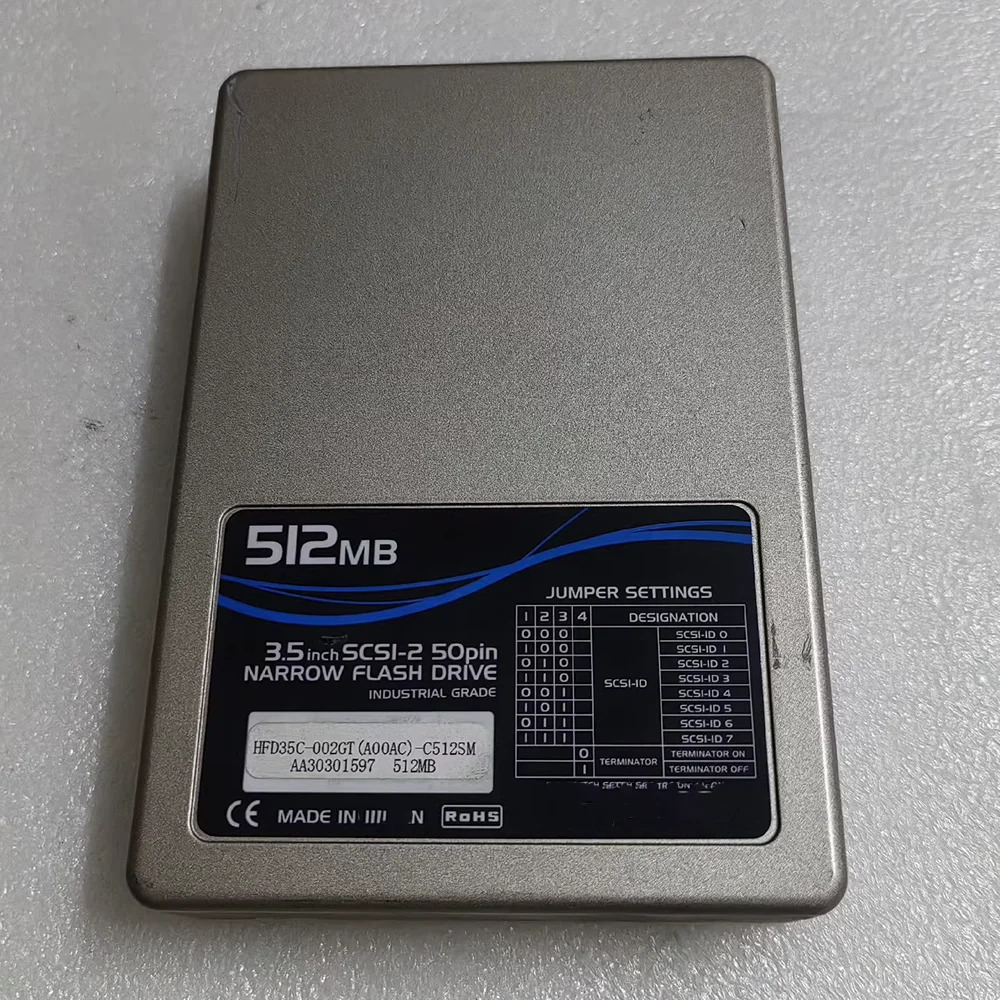 산업제어 장치Hagiwara 50핀 SCSI 512MB 3.5인치 솔리드 스테이트 드라이브HFD35C-002