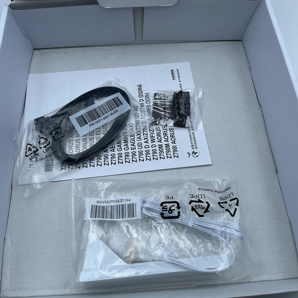 GIG-AB-YTE 데스크탑 PC 마더보드와이파이 6E Z790M AORUS ELITE AX ICE