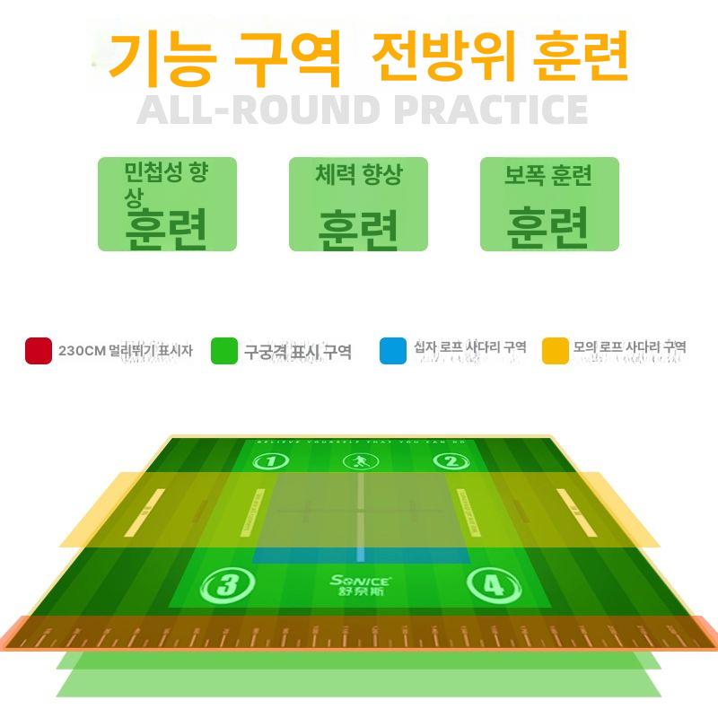 실내 방음매트 접이식 홈트 초보자용 논슬립 충격흡수 미끄럼 소음방지 스포츠 점프 - 상세 이미지 2