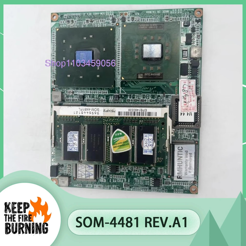 SOM-4481 REV.A1 Advantech ETX 임베디드 CPU 마더보드 SOM-4481FL