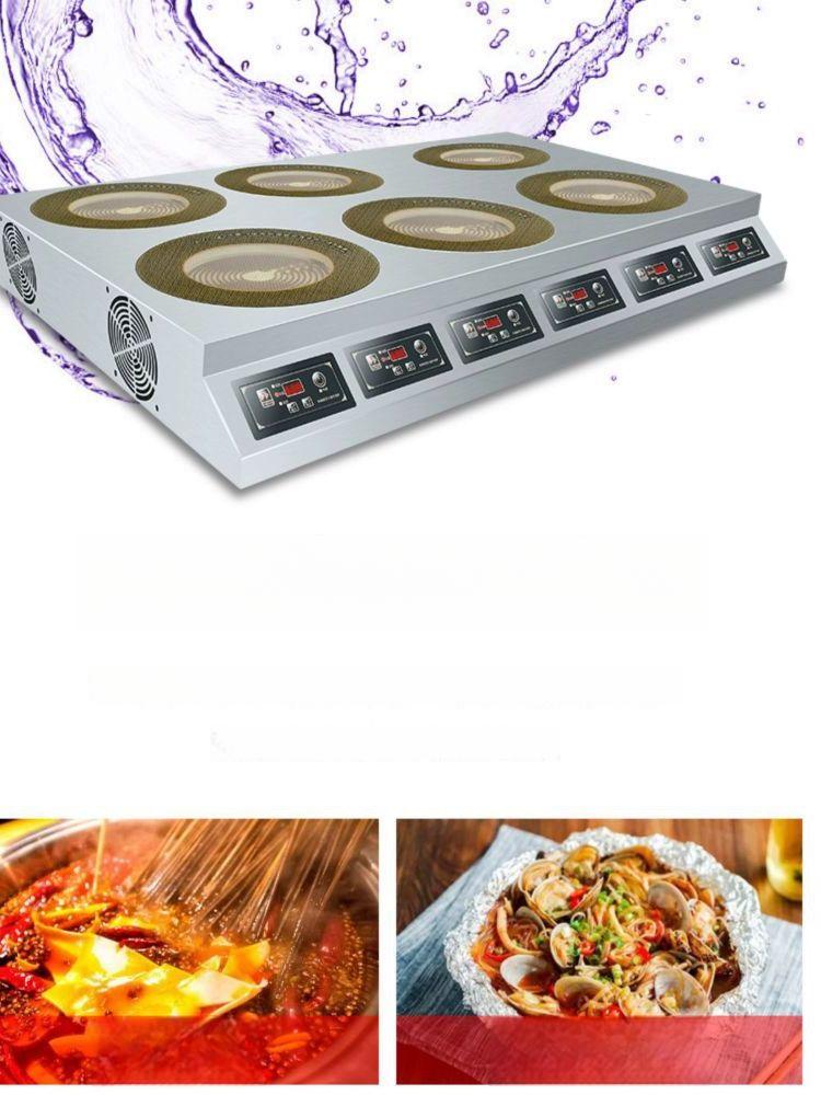 업소용 인덕션 4구 영업용 주방 전기 화구 강력 스테인레스 - 상세 이미지 4