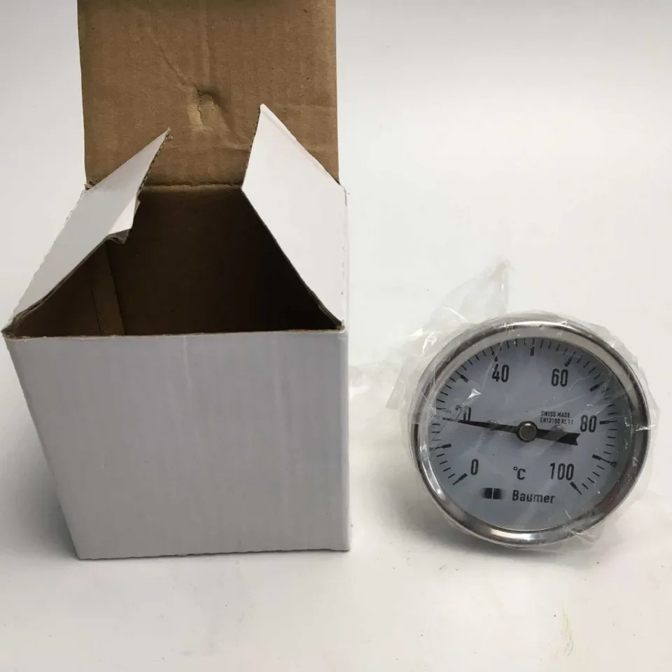 Baomeng 온도계 0-100 축 다리미 건설 장비 실드 기계 액세서리