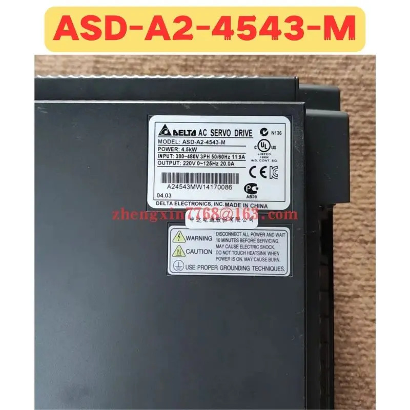 리퍼 서보 드라이브 ASD-A2-4543-M ASD A2 4543 M 정상 기능 완료