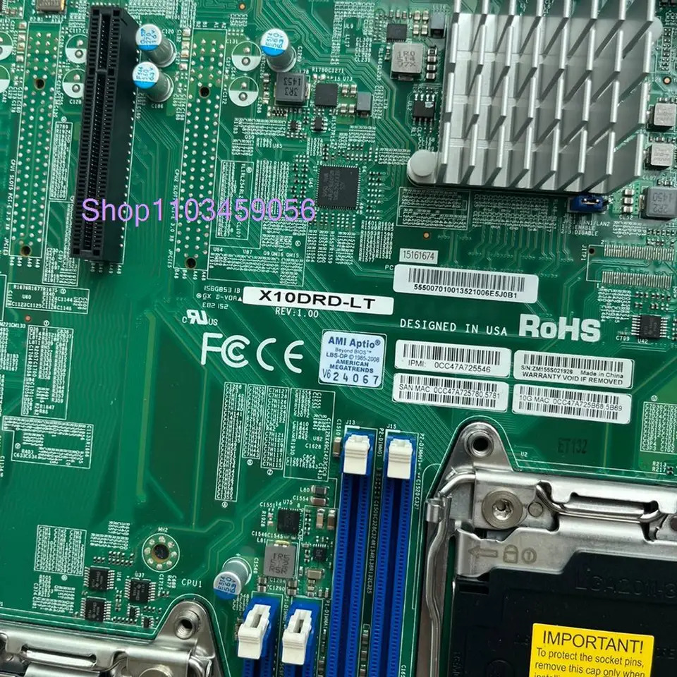 양방향 X99 LGA 2011 C612 E5-2600 V4/V3 DDR4 E- PCI-E 3.0 슈퍼마이크로 마더보드 X10DRD-LT
