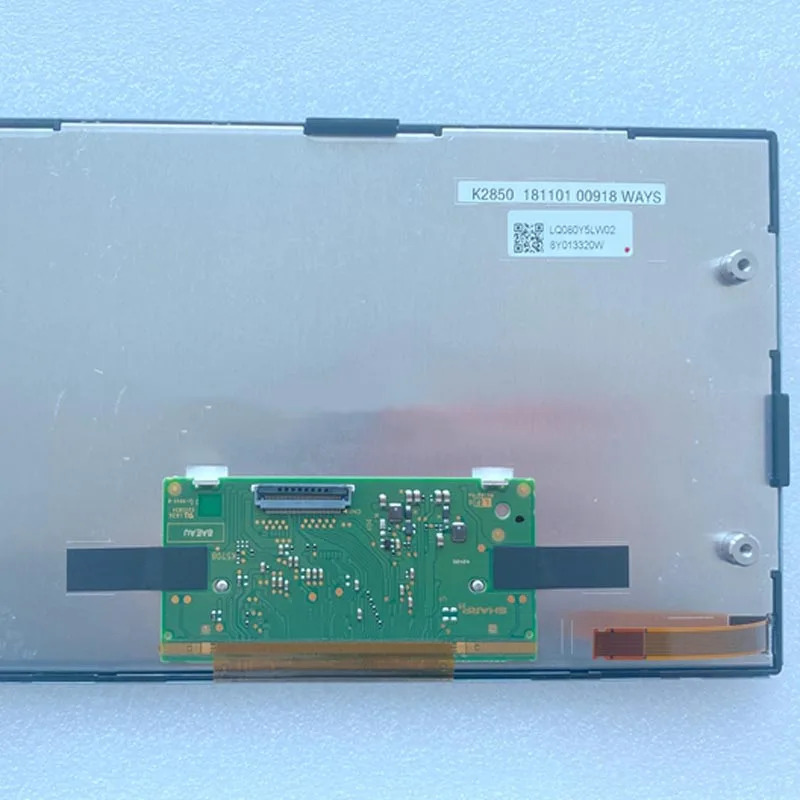 LQ080Y5LW02 전장치8.0 인치 800x480 TFT-LCD 스크린 패널