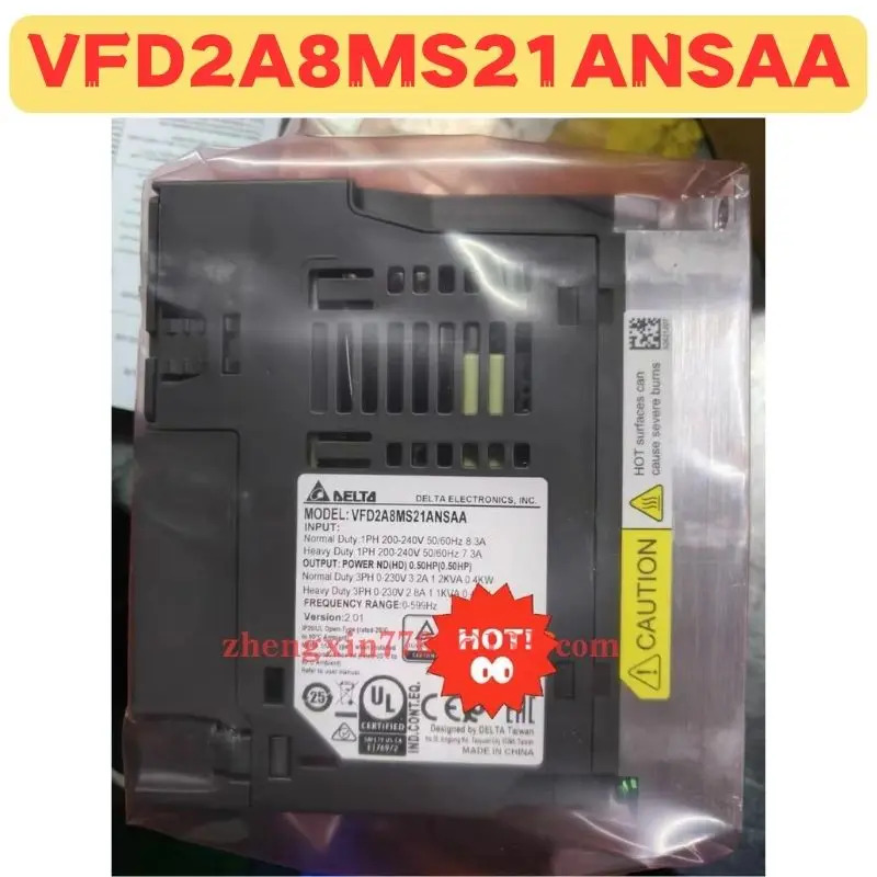 오리지널 주파수 변환기 VFD2A8MS21ANSAA 신