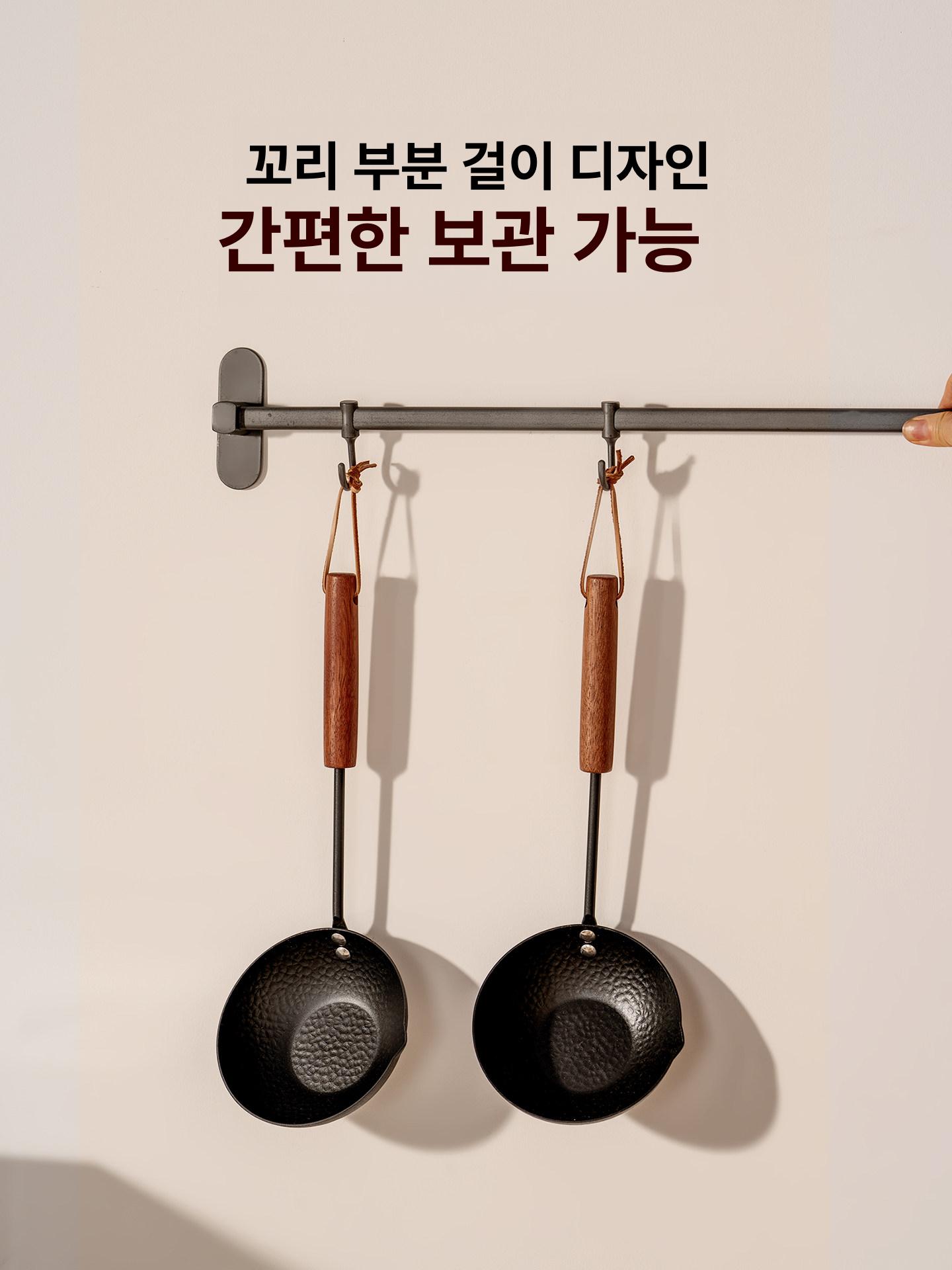 미니 프라이팬 주철 오믈렛 겸용 주물 롯지 무쇠팬 논스틱 에그팬 가정용 조리 스킬렛 - 상세 이미지 5