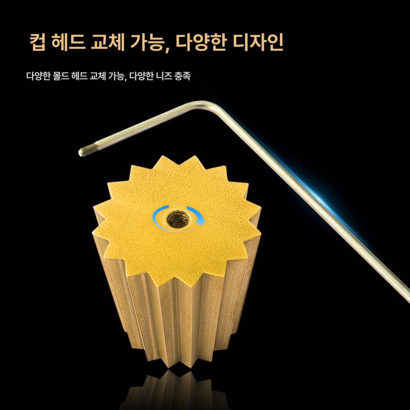 작은 몰드 타르트 금컵 컵케이크 모양틀 금색 금잔 원형 파이 제빵기 페이스트리 - 상세 이미지 5