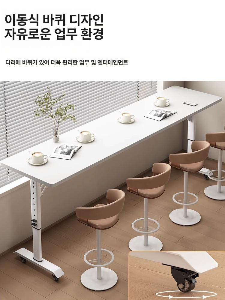 사무용 책상 변신 움직이는 호환 조절 컴퓨터 높낮이 모션데스크 학생 서서 사무실 - 상세 이미지 4
