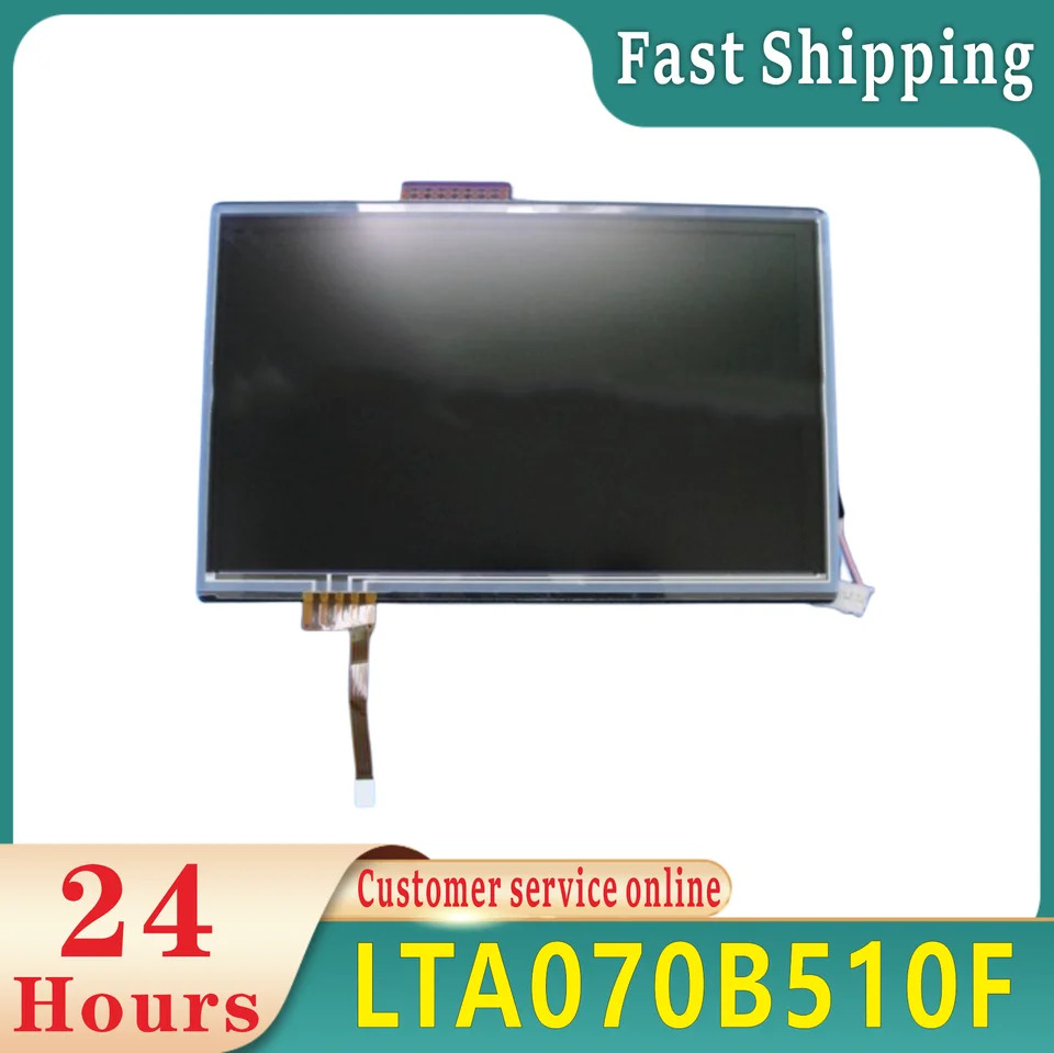 리퍼 된 LTA070B510F 7 인치 오리지널 8 선 터치 스크린 LCD 디스플레이 자동차 GPS 내비게이션