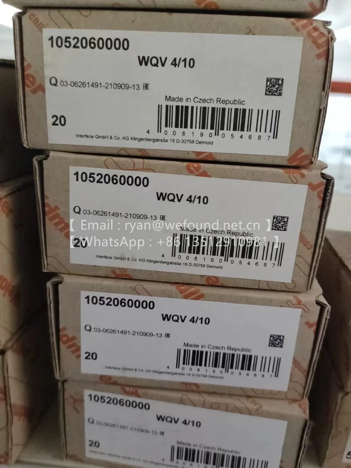 WQV 4/10 1052060000 2.5/10 1054460000 ZQV 1608940000 크로스 커넥터