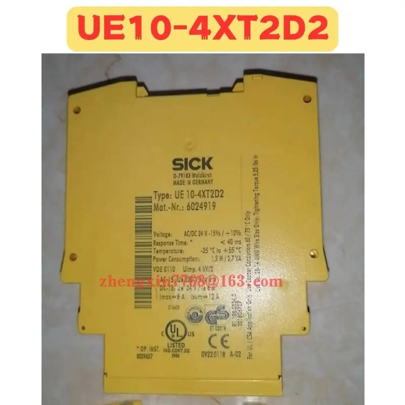 리퍼 안전 릴레이 UE10-4XT2D2 UE10 4XT2D2 6024919 정상 기능 완료