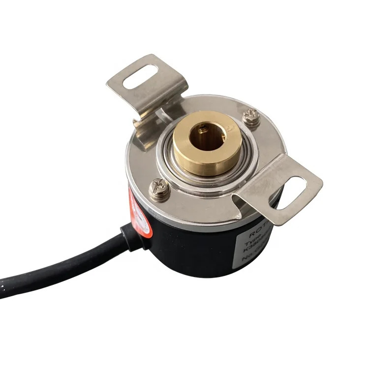 K38 솔리드 샤프트 엔코더 DC 5V 1000ppr 30mm 증분형 로터리