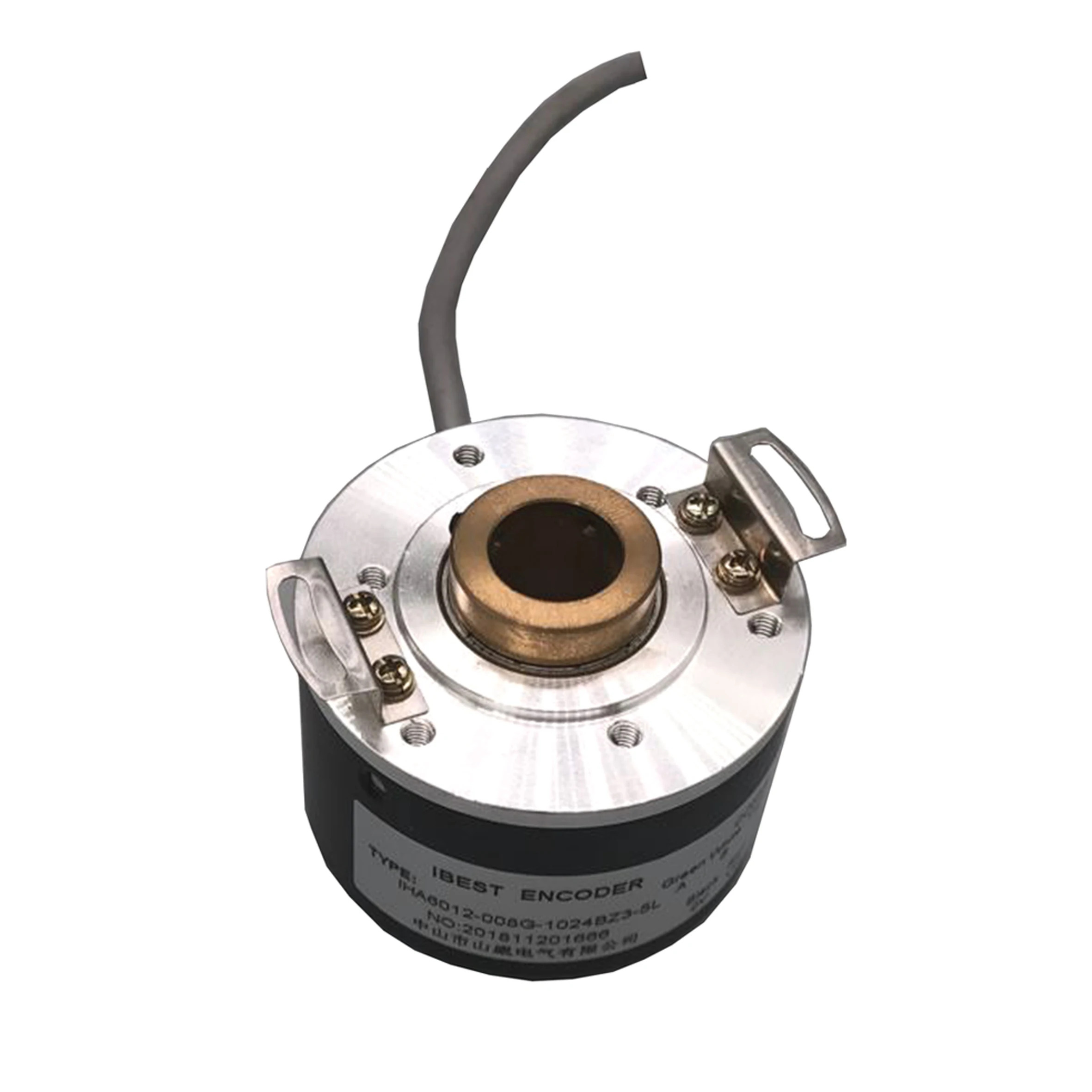 IHA9040 35mm 40mm 축 엘리베이터 모터 로터리 엔코더 1024/2048/2500PPR 5Vdc/12V/24V IBEST