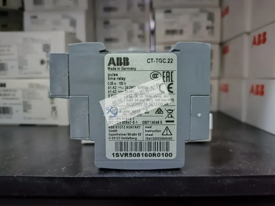 오리지널 ABB 타임 릴레이 CT-TGC.22 24-240VAC DC 2C/O 신