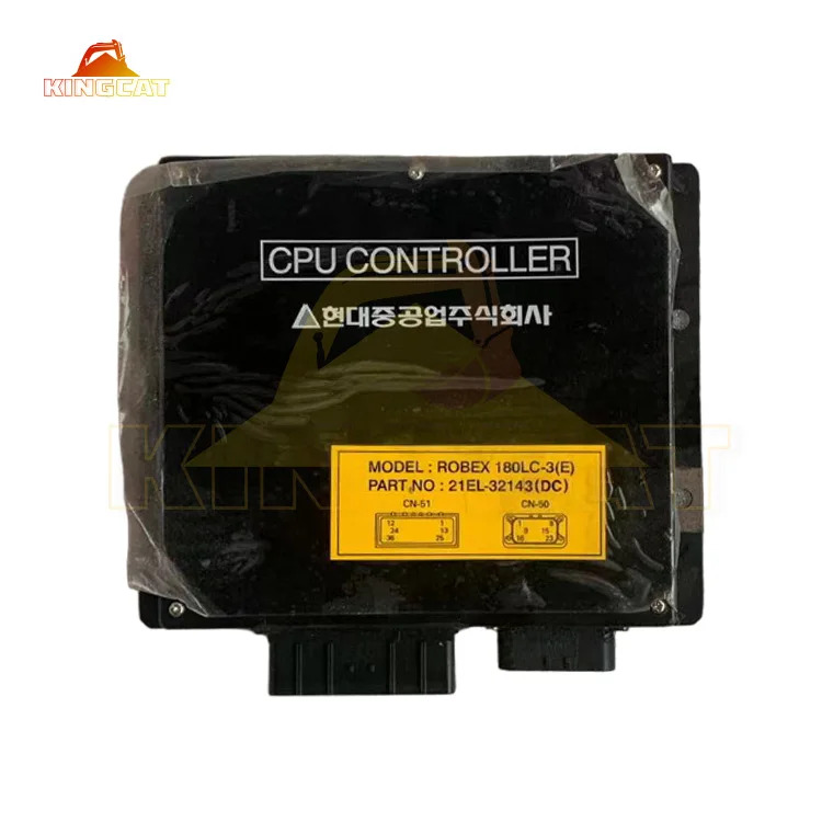 Kingcat 굴착기는 Robex 180LC-3E R180LC-3 유압 부품 21EL-32143 ECU 관제사 건축기계 부속을 분해합니다
