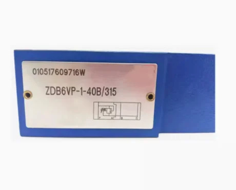 유압 릴리프 밸브 ZDB6VP-1-40B 315 ZDB6VP VA-1-40B 200 100/50 VA-2-40B Z2DB6VC VD-1-40B
