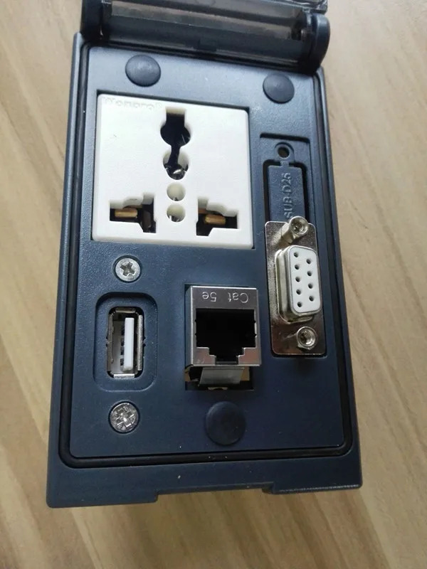 오리지널 전면 인터페이스 패널 소켓 4000-68713-8080001 범USB 직렬 포트