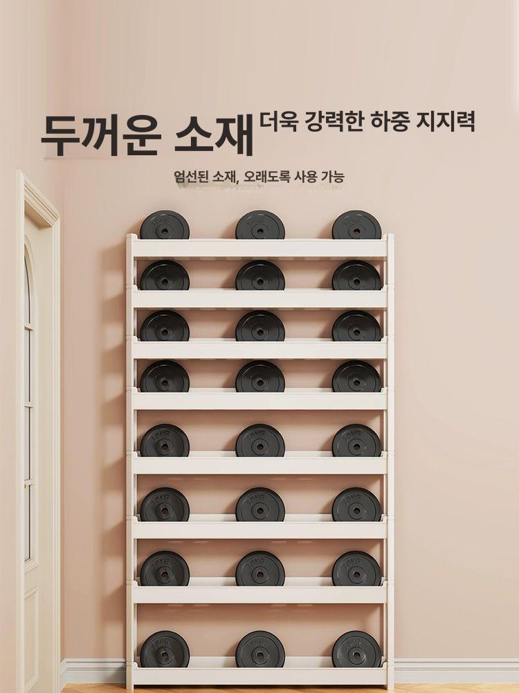 다용도 책장 책선반 책꽂이 북선반 선반장 얇은수납장 틈새장 벽선반 틈새수납장 - 상세 이미지 5