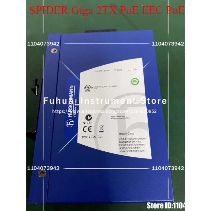 Hirschmann 스위치 SPIDER Giga 2TX PoE EEC 인젝터