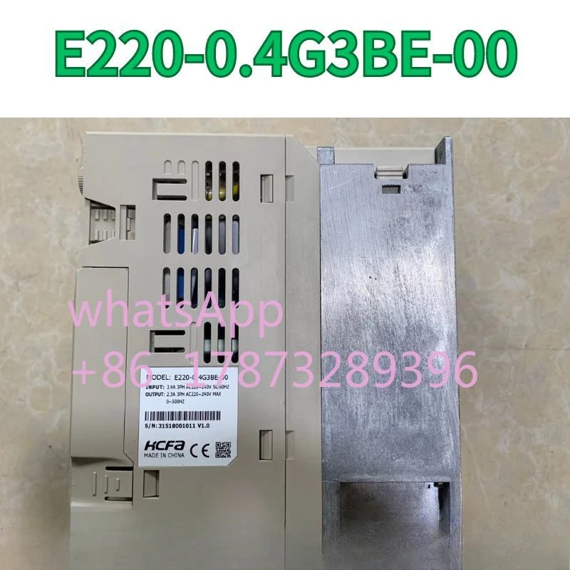 리퍼 E220-0.4G3BE-00 주파수 변환기 OK