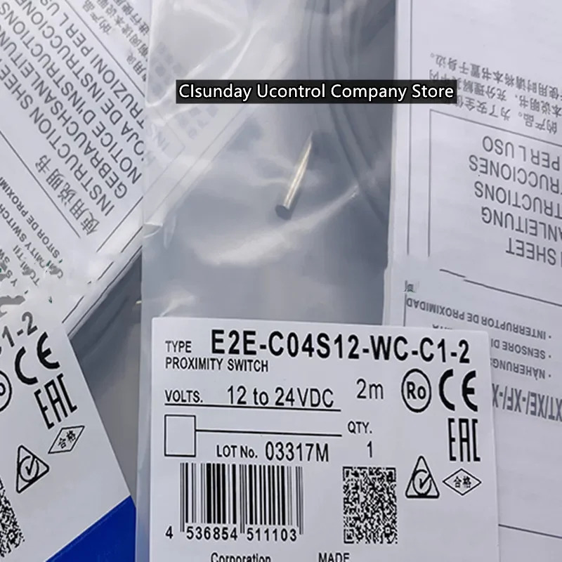 2pcs E2E-C04S12-WC-C1 E2E-C04S12-WC-B1 E2E-S04S12-WC-C1 E2E-S04S12-WC-B1 E2E-C04S12-WC-C1-2