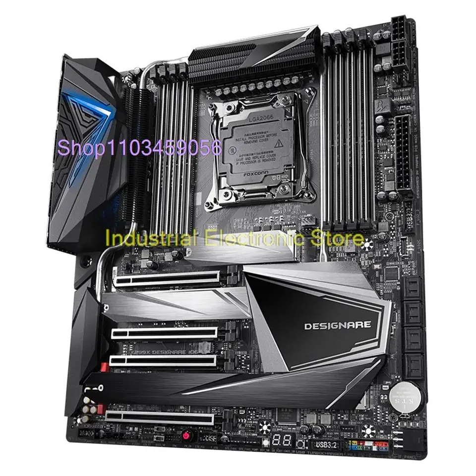 X299 마더보드 X299X 디자10G LGA2066 256GB DDR4 E- 코어 i7-7800X 또는 X 시리즈 i9 프로세서 이상