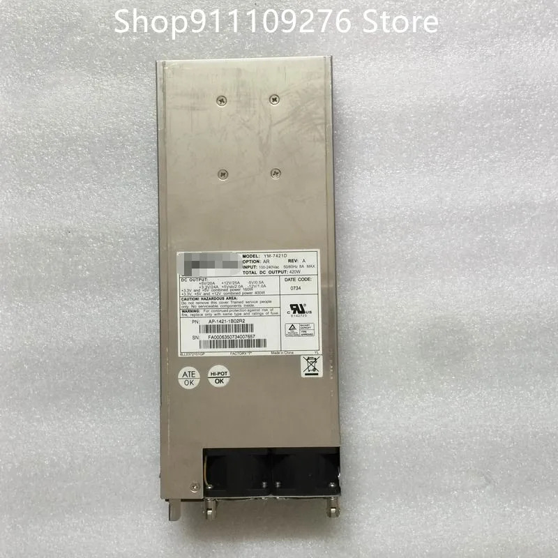 주니퍼 전원공급장치PSU YM-7421D AP-1421-1B02R2 MAX 420W