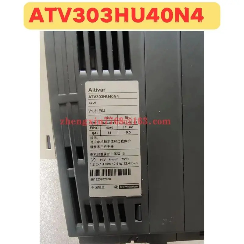 리퍼 주파수 변환기 정상 기능 완료 ATV303HU40N4