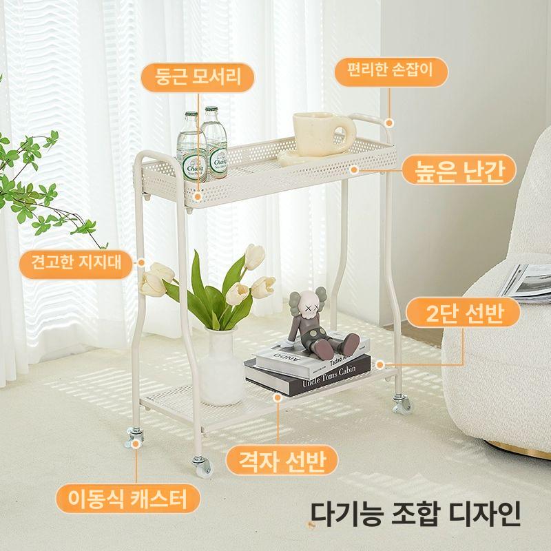 미니 화분장식장 선반 이동식 정리대 거실 거치대 - 상세 이미지 3