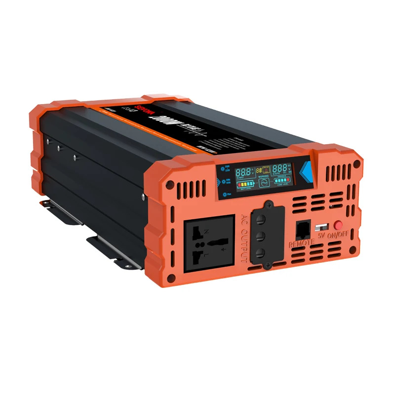 DC12V 24V 48V 60V 72V를 AC 220V 2000W 순수 사인파 전원 인버터LCD 디스플레이 포함로 변환
